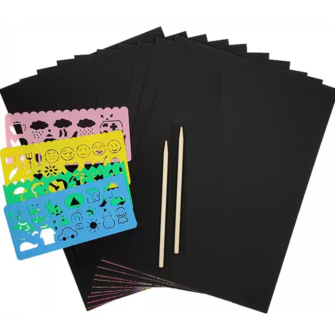 Scratch paper set A5 (includes 20 sheets of A5 scratch paper, 4